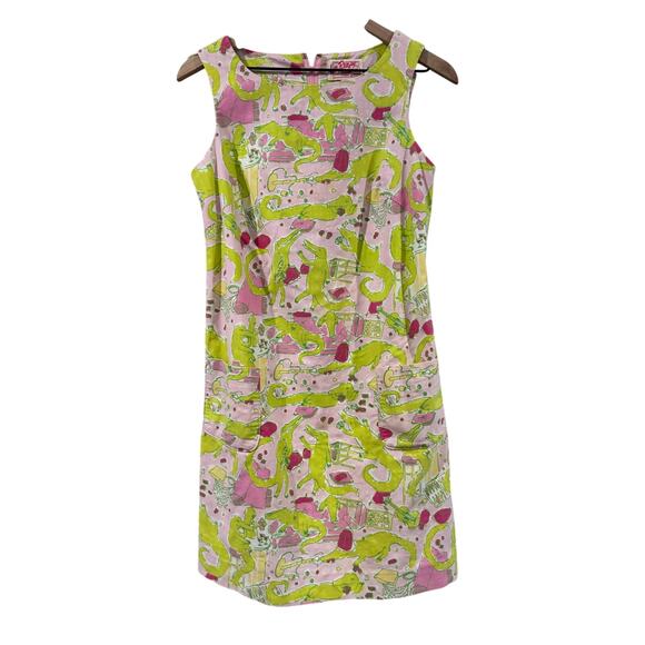 Lilly Pulitzer Originals Frisky Business Alligators Size 4 - Picture 1 of 7